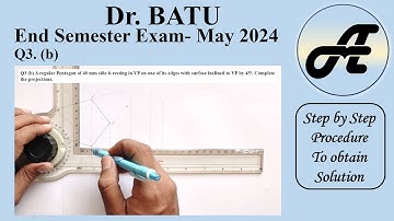 Projection of Planes - DBATU University End Semester Exam- May 2024