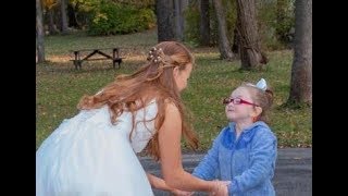 Autistic Girl Believes Bride is Cinderella & the Moment is Priceless Autistic Girl Believes Bride is Cinderella & the Moment is Priceless