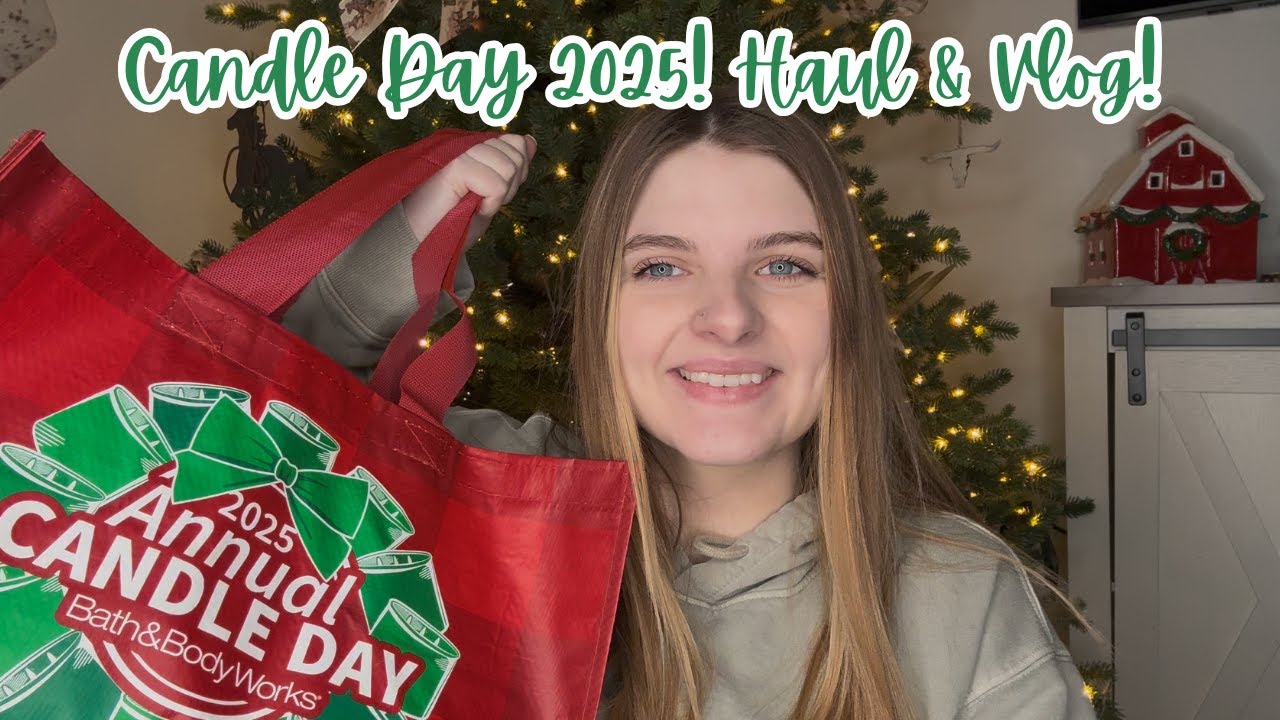 🎄Bath and Body Works Candle Day 2025 Haul and Shopping Vlog 🎄