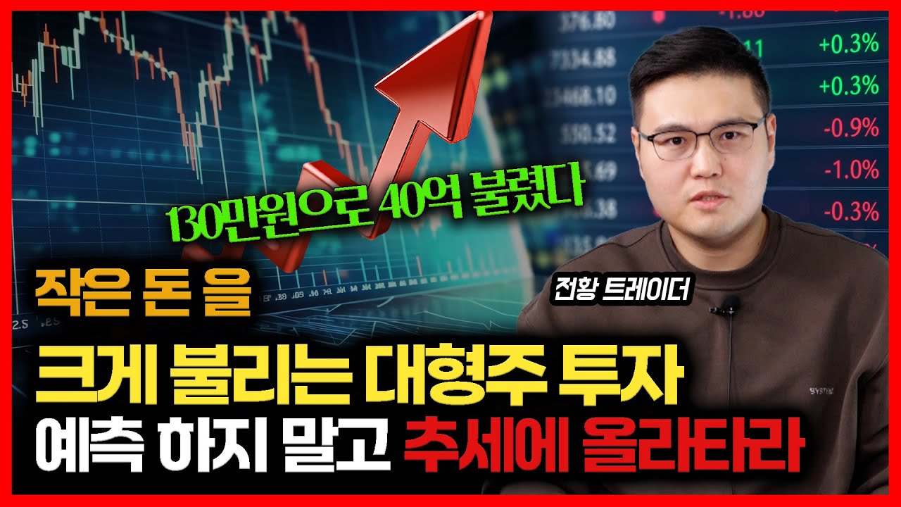 작은 돈을 크게 불리고 싶다면, 대형주 추세 매매를 하세요 / 연말까지 투자하기 정말 좋은 '이 섹터' ㅣ전황 트레이더 2부