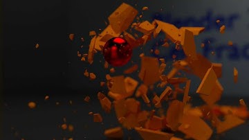 Blender 2.64 NEW Feature - Cell Fracture - Test