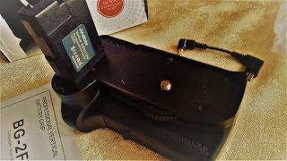 Andoer BG-2F Vertical Battery Grip Holder для Nikon (D3100, D3200, D3300). Обзор и тестирование!)