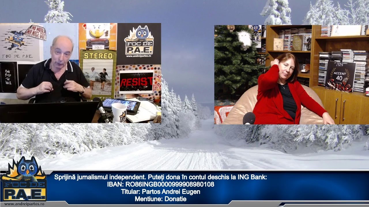Foc de P.A.E. cu Andrei Partoș - ep 282.Invitată: Elena Perianu (Roata) (12.12.2019)