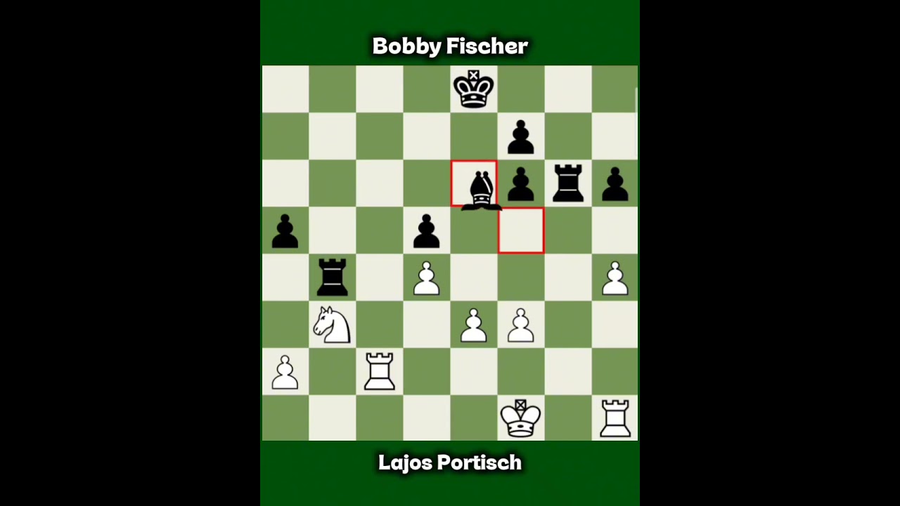 Lajos Portisch vs Bobby Fischer ◉ Bled Chess Tournament 1961 | Fischer Wins with Black