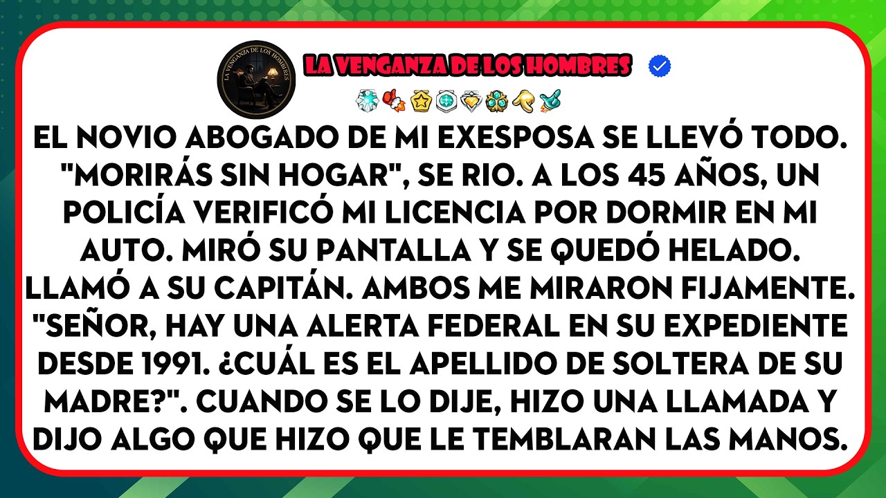 El Abogado Se Llevó Todo. Dormí En Mi Auto. El Policía Me Revisó Y Sus Manos Temblaron.