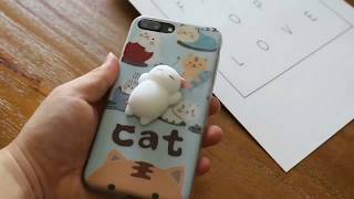 Lovely 3D Soft lazy Cat Phone Cases for iPhone screenshot 5