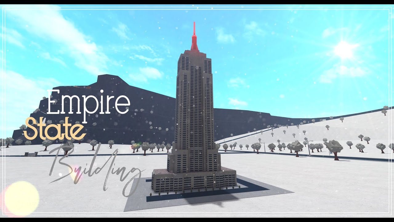Bloxburg Empire State Building [SPEEDBUILD] YouTube