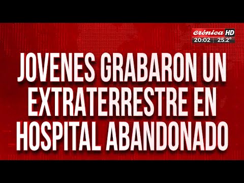 Jovenes grabaron extraterrestre en hospital abandonado