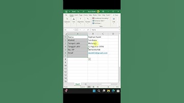 Cara Cepat Membuat Titik Dua yang Lurus di Excel #excel #exceltips #exceltricks