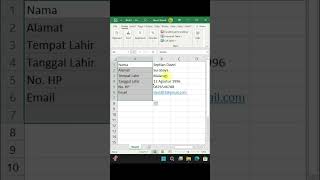 Cara Cepat Membuat Titik Dua yang Lurus di Excel #excel #exceltips #exceltricks