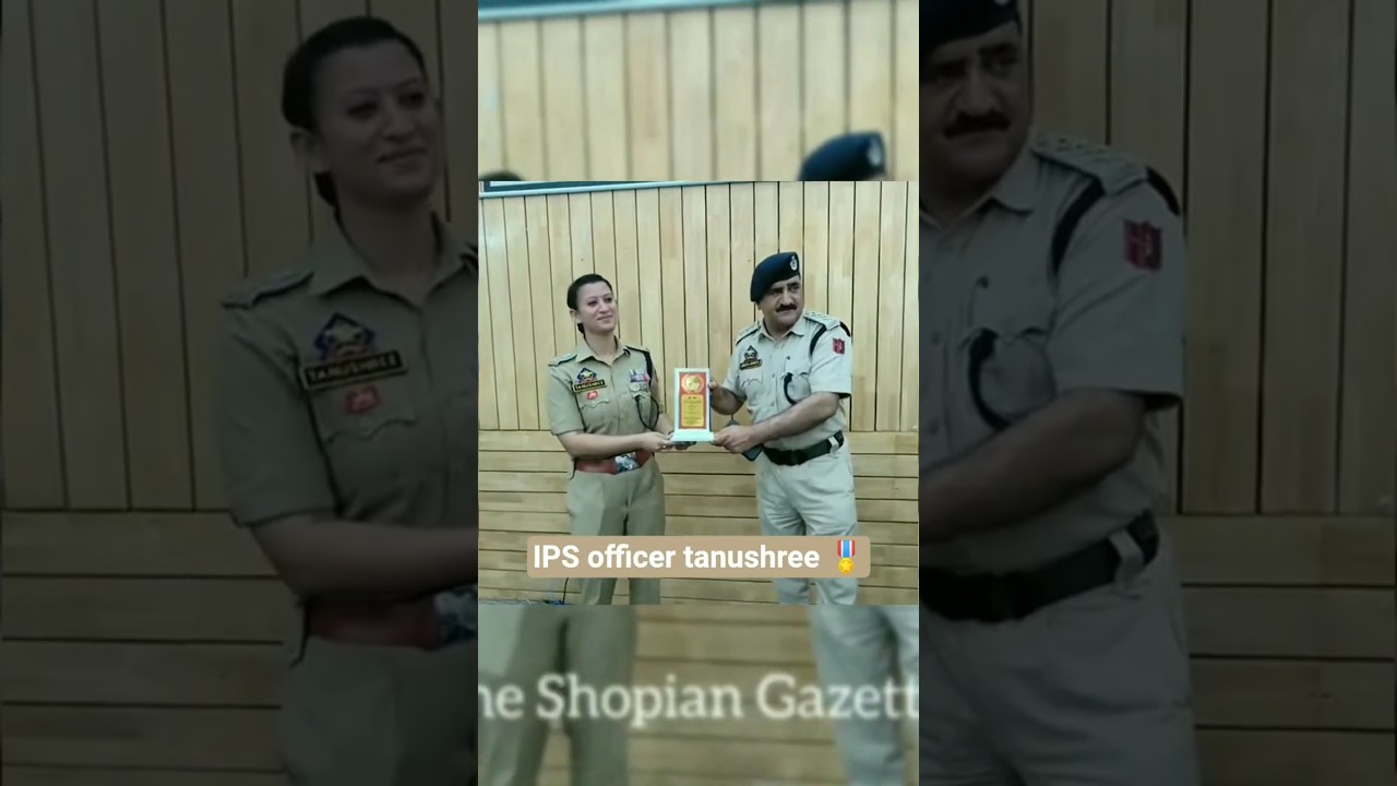 IPS officer tanushree mam giving avords to officer's 🎉🎖️