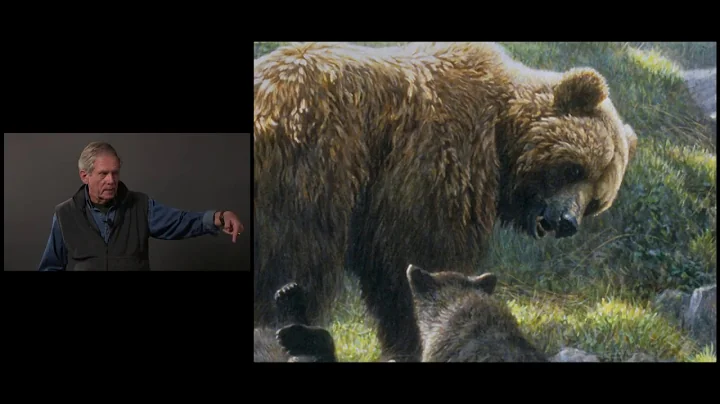 #34  Grizzly and Cubs by Robert Bateman