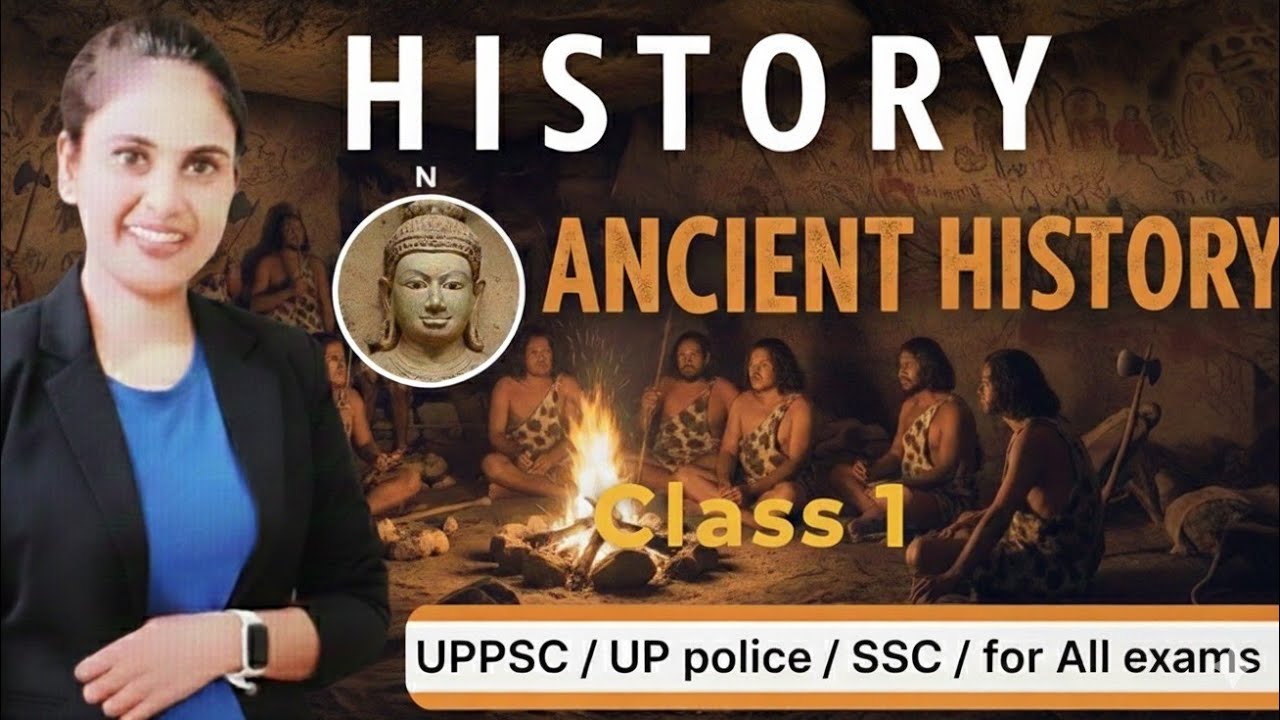 Ancient history class by neha mam | भारत का इतिहास | stone age | up police constable,lekhpal,SSC MTS