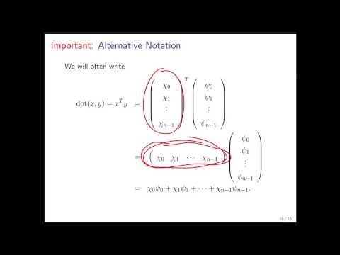 1.4.3 Dot Product  (Now also visit http://www.ulaff.net)
