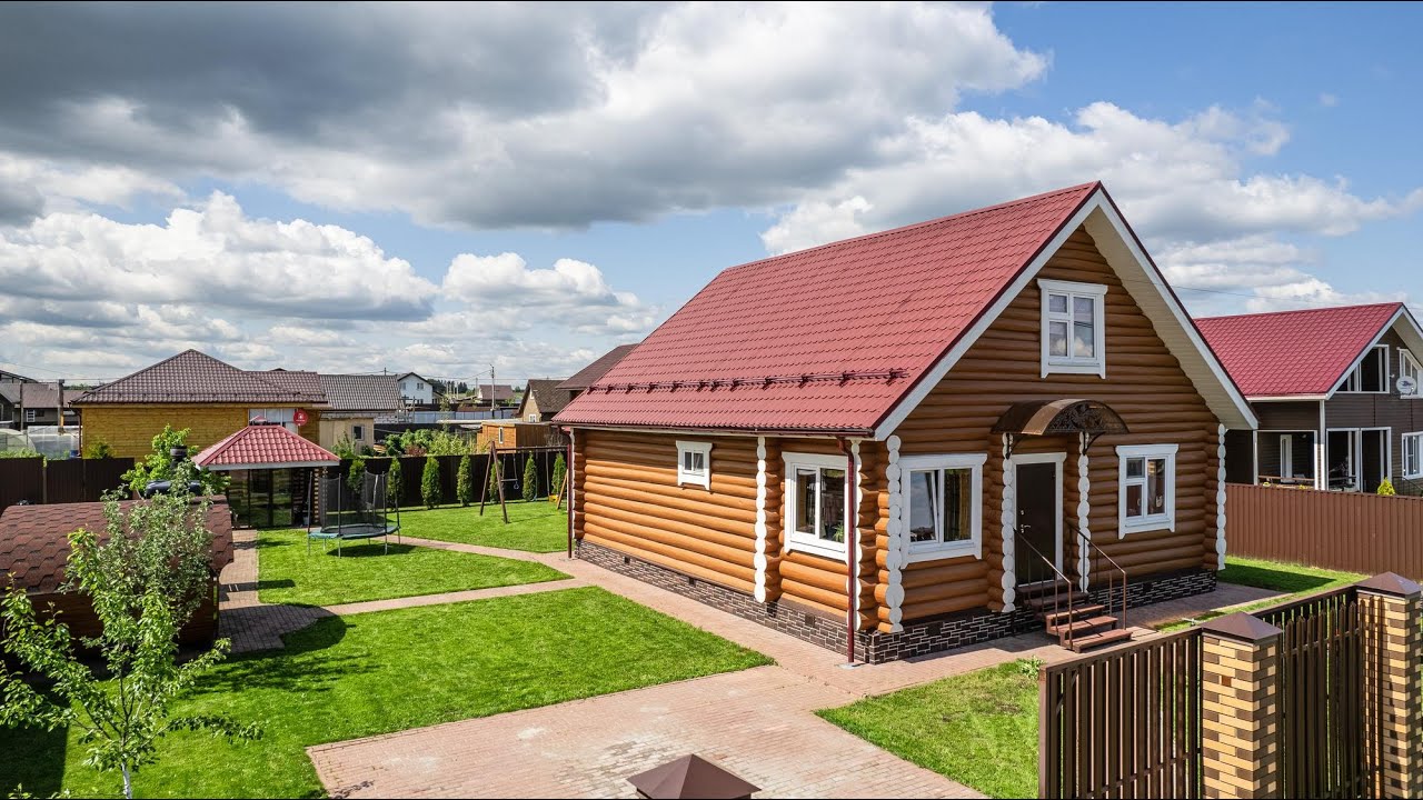 Загородный дом из бруса 140 кв.м в КП "Соколиная гора" (Чеховский район ...