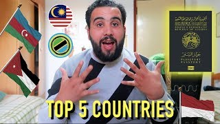 أفضل خمسة  دول بدون تأشيرة للجزائريين فقط جواز السفر
