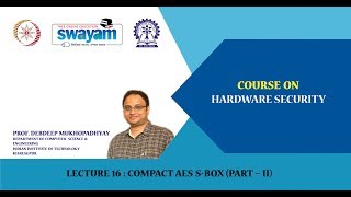 Lecture 16: Compact AES S-Box (Part – II)