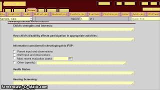 ecweb evaluation report form