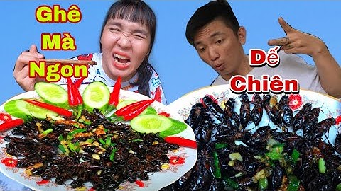 Huỳnh Như Vlogs Lần Đầu Làm Dế Chiên Giòn Ăn Cùng Tiên IQ Cô Tư Áo Bông Trốn Mất Tiêu|Crispy cricket