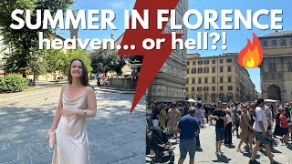 SUMMER IN FLORENCE: HEAVEN OR HELL?! 🔥 best time to go to Italy