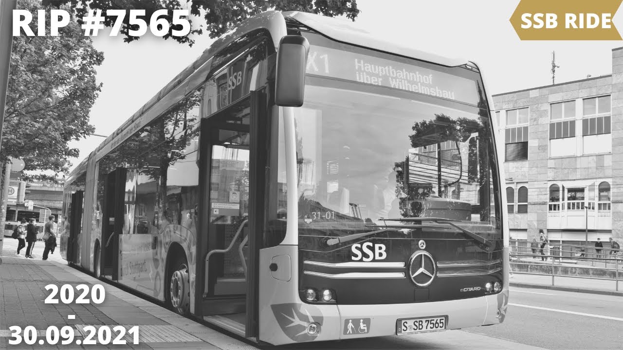 SSB RIDE | VVS Linie X1: Hauptbahnhof - Bad Cannstatt | Mercedes-Benz eCitaro G (Front Seat View)