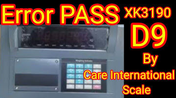 How to Fix "PASS" Error on XK3190-D9 Indicator | Step-by-Step Guide