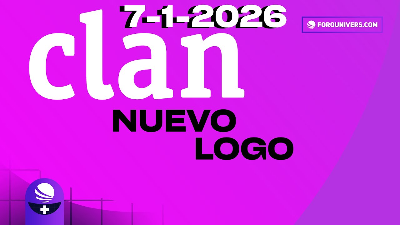 Momento EXACTO del CAMBIO de LOGO de Clan Latinoamérica | 07-01-2026