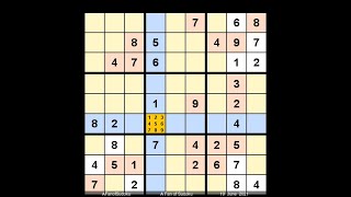 How to Solve Washington Times Sudoku Difficult June 19, 2021