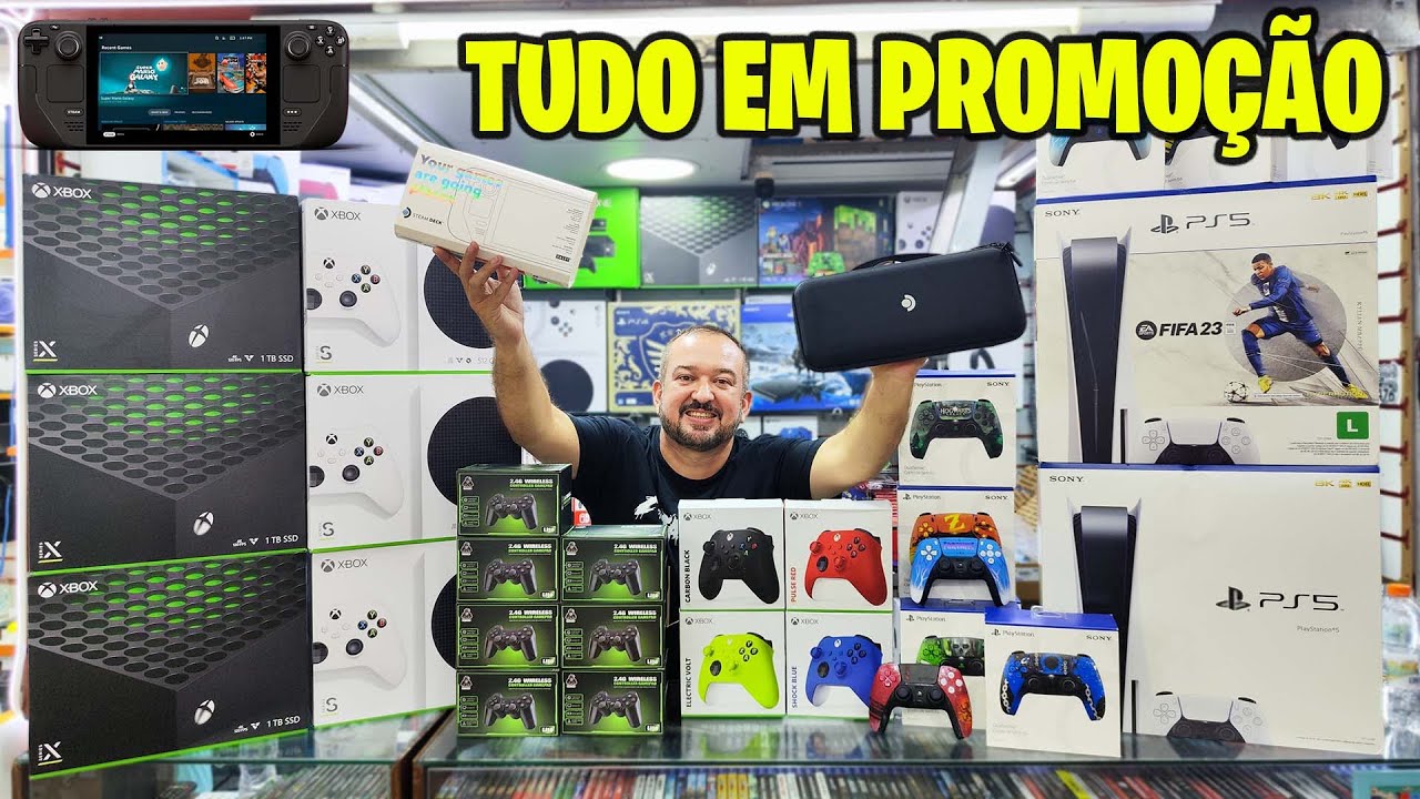 CAIU O PREÇO 🔥, PS5, XBOX SERIES S