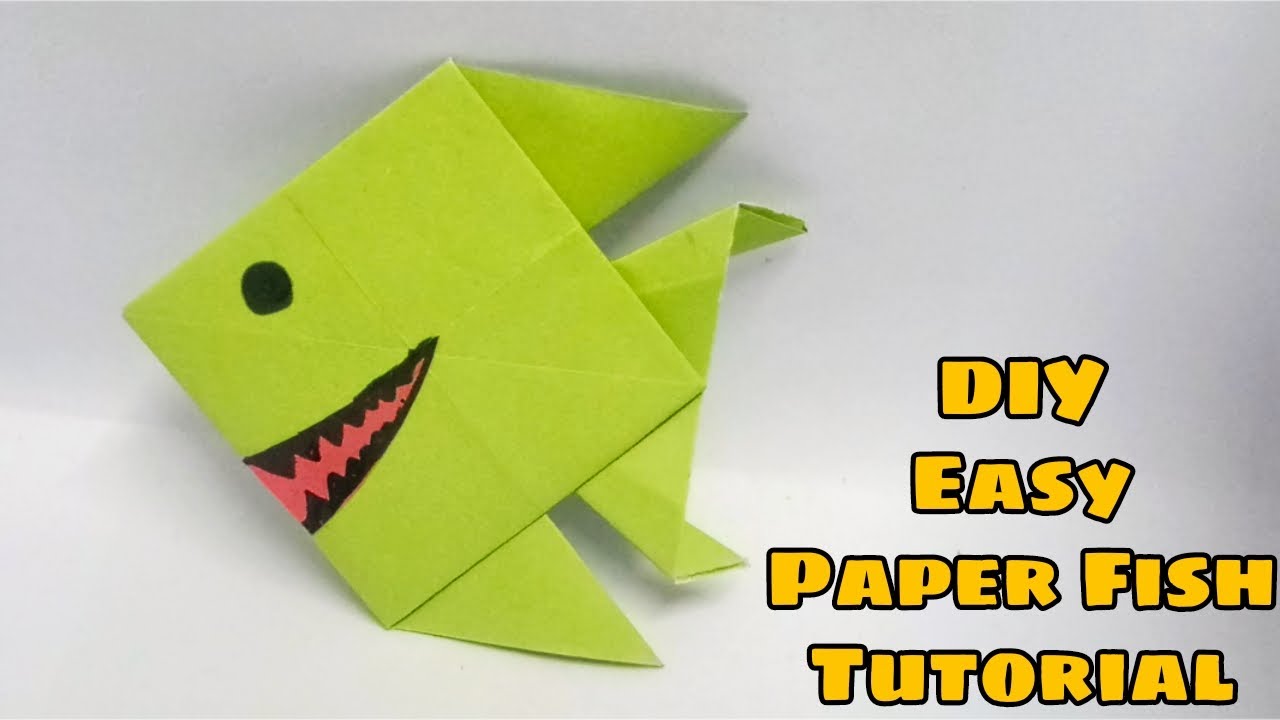 How To Make A Origami Transforming Fish Geometry Transformation