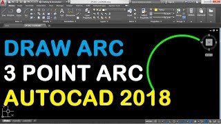 How to Draw 3 Points Arc in AutoCAD 2018 screenshot 4