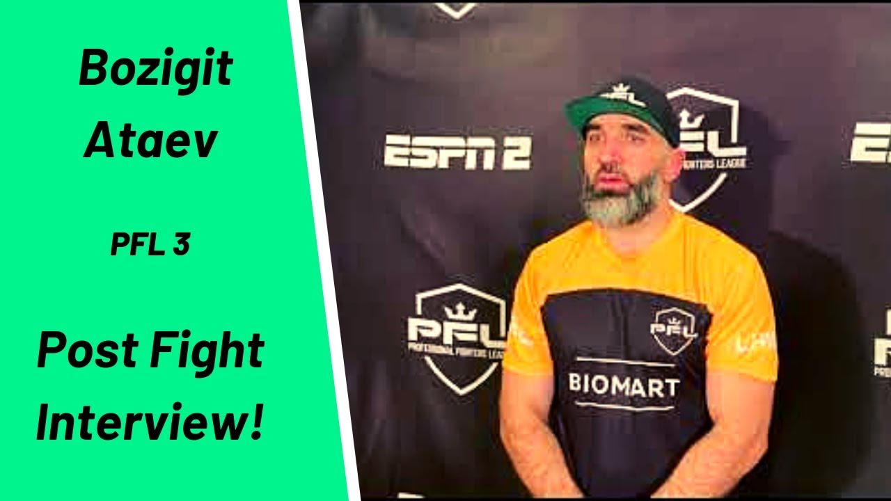 Bozigit Ataev Post Fight Interview after KO win over Dan Spohn