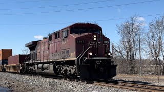 CP Trains 118 &amp; 112 Near Chesterville