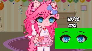 Rating Green Screen Gacha Club Ft Pinkie Pie
