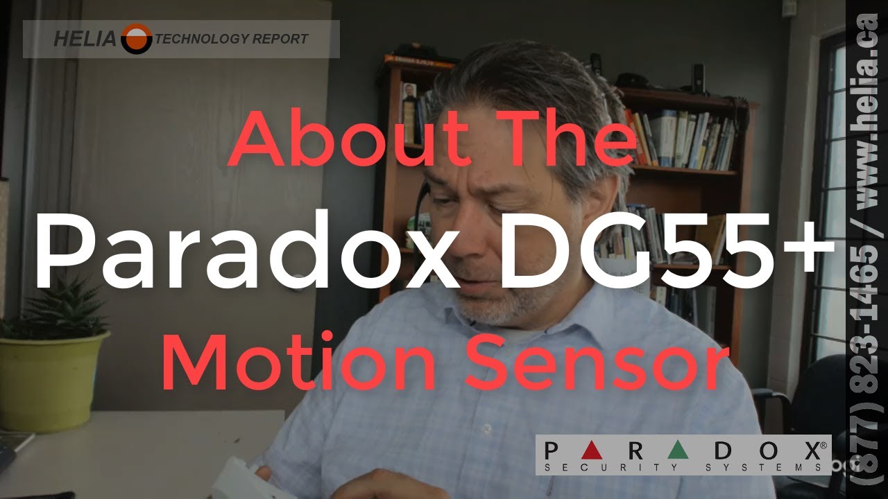 About the Paradox DG55+ Motion Sensor