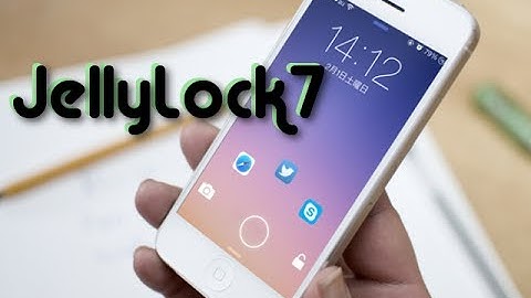 Legit iOS 7 LockScreen Tweak "JellyLock7" for iPhone, iPod Touch, & iPad