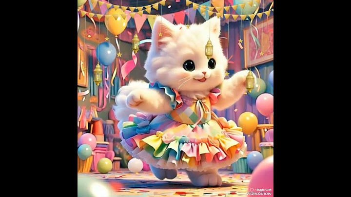 ##animted# Happy birth day animated cat  tag to ur birthday person