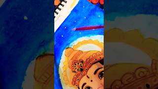 Cute Ganesh Ji On Clouds Drawing☁️✨❤️🧿|Simple Bal Ganesh Art#jaishreeganesh#radhakrishna#shivparvati