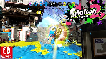 Nintendo Splatoon 2 Rainmaker Splat Charger Gameplay Multiplayer Switch