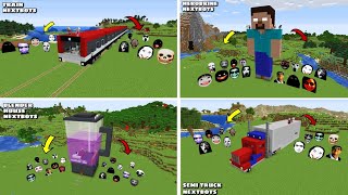 SURVIVED INFINITY HOUSE WITH 100 NEXTBOTS In Minecraft | Gameplay Coffine Meme