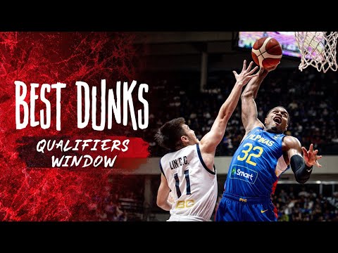 BEST DUNKS from FIBA Qualifiers Window 🔥 🎬