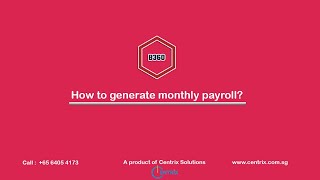 How to generate monthly payroll? Top payroll software  Singapore screenshot 3