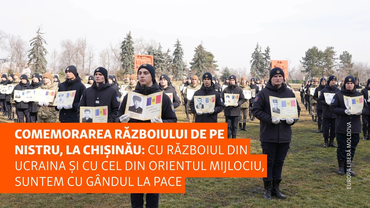 Comemorarea conflictului de pe Nistru în Chișinău