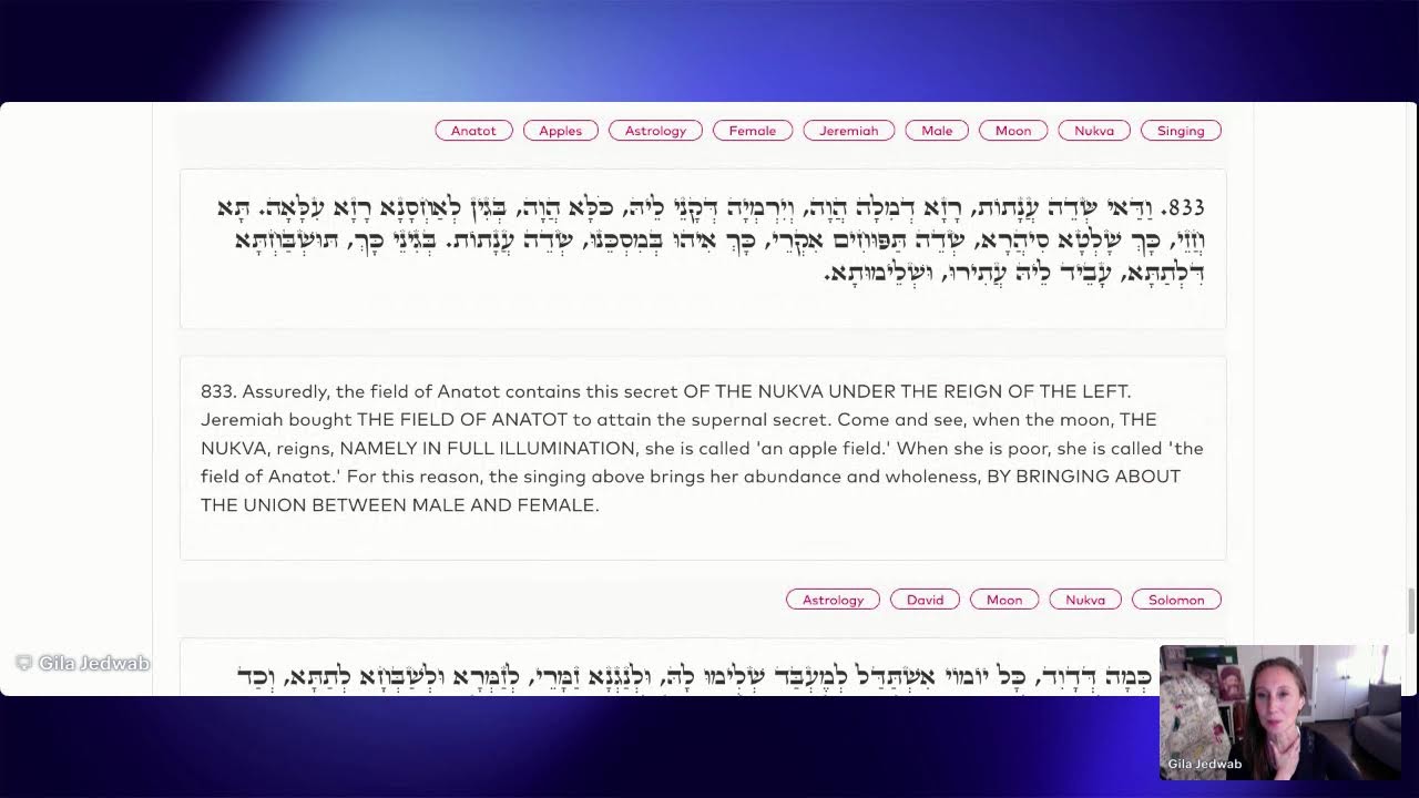 A VOICE TO THE SHECHINA.