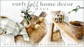 OLIVE ATELIERS DECOR HAUL / neutral everyday decor / styling new home decor / olive ateliers & more