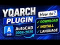 YQArch Plugin: Complete Guide | Download, Install &amp; Language Fix (2004-2025) 🚀#autocad #shorts