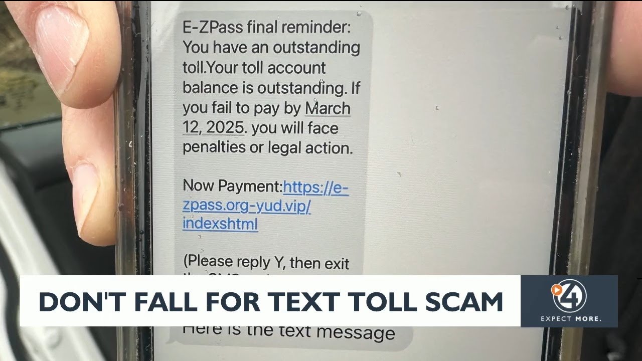 Don't fall for text toll scams - YouTube