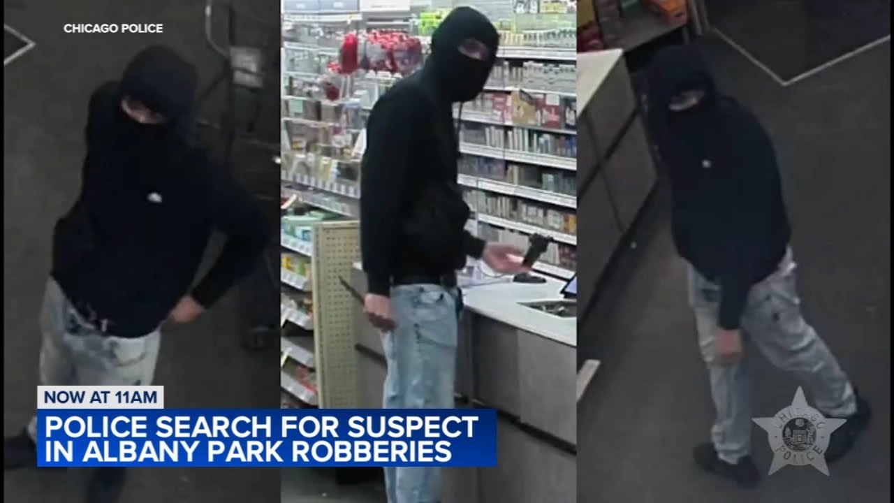 Man wanted for robbing 2 Chicago businesses, police say - YouTube