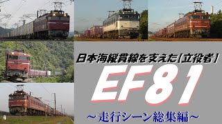 【EF81】~日本海縦貫線を駆け抜けた記憶~【走行シーン総集編】