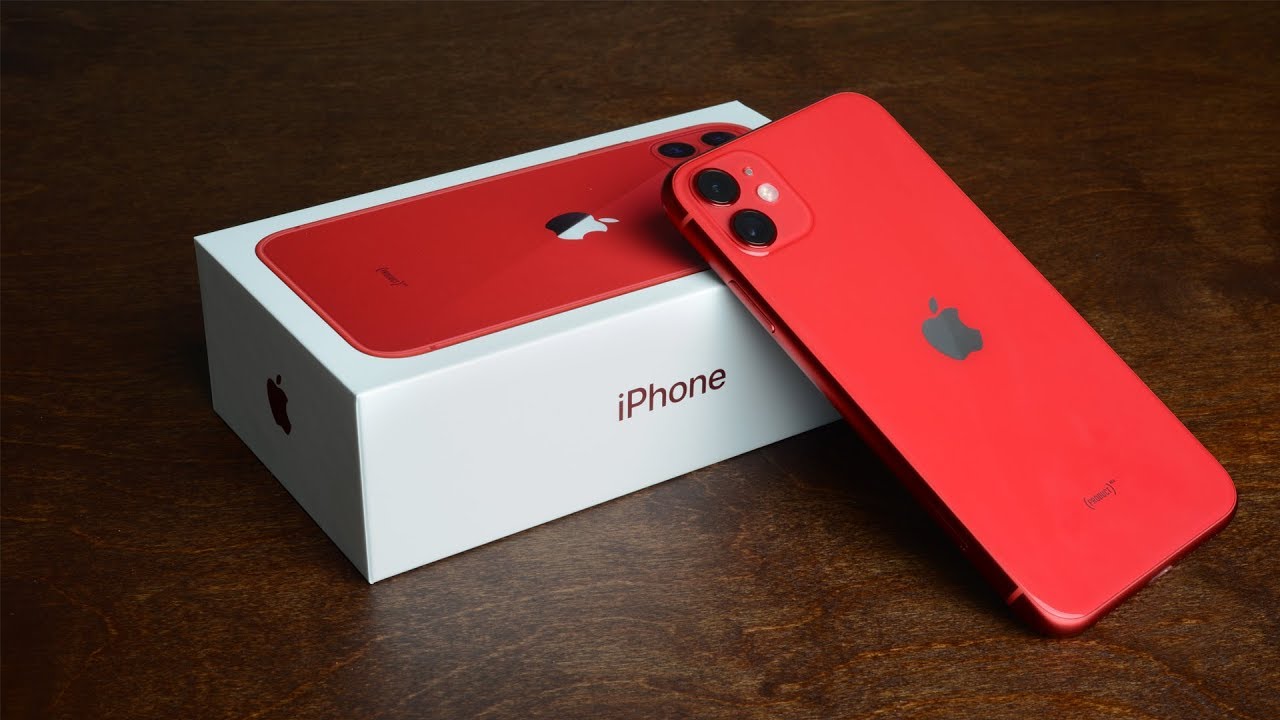 Product Red Iphone 11 Unboxing 19 Smartphone Youtube